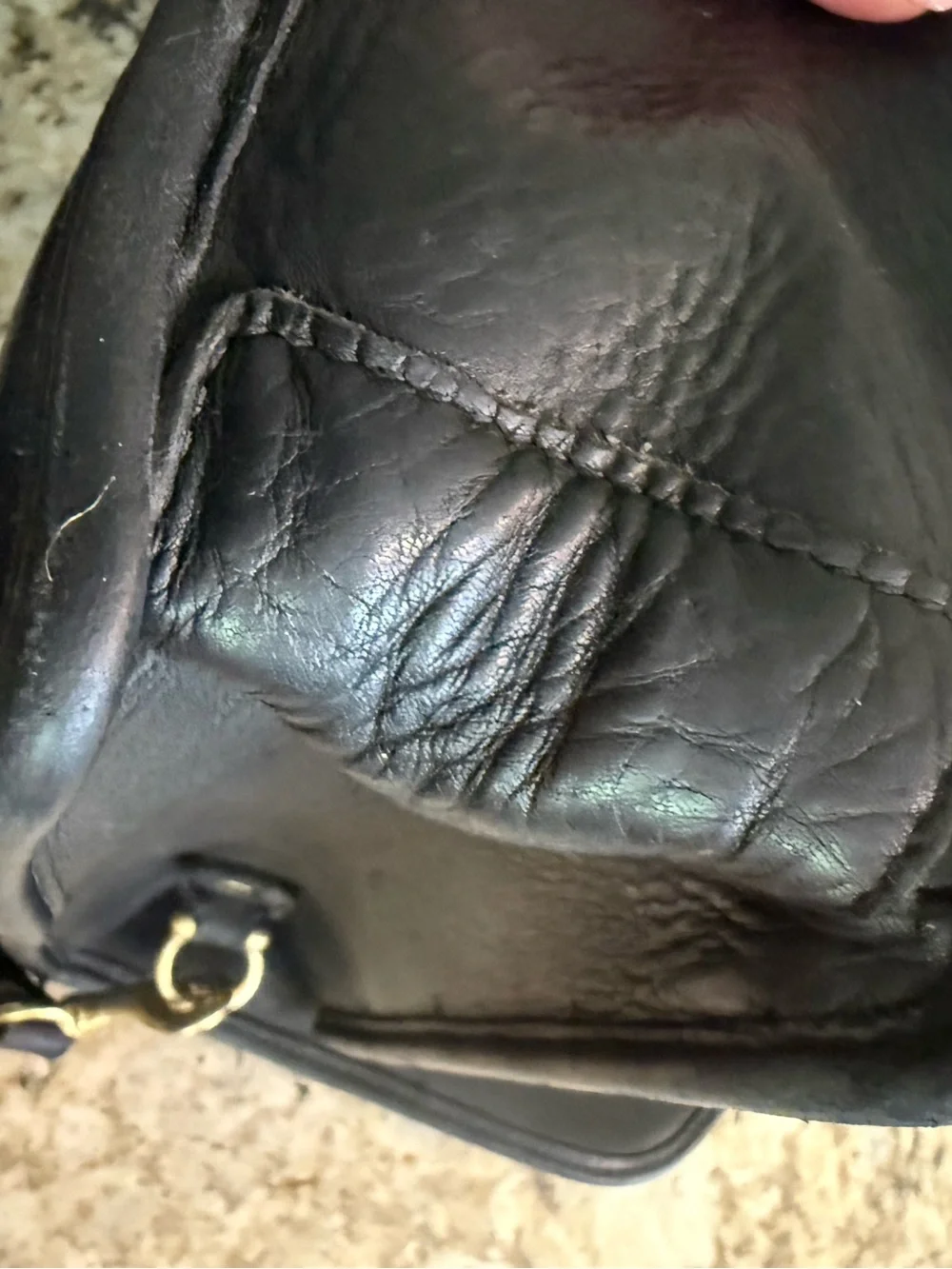 Vintage Coach leather briefcase